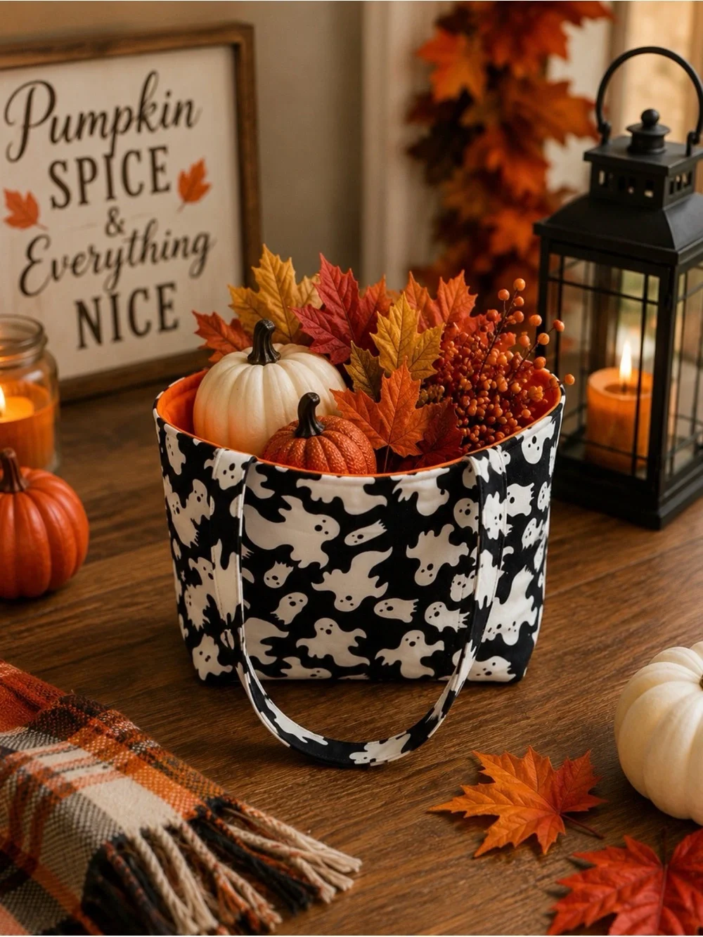 Handmade spooky black
